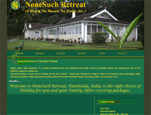 Tablet Screenshot of nonesuchretreat.com